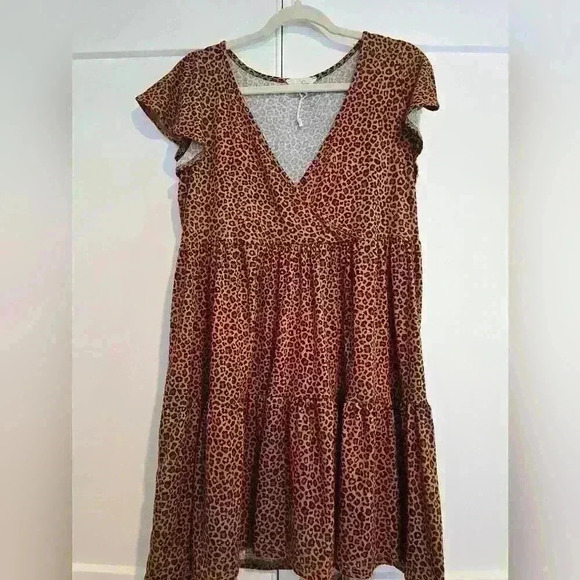 Jessica Simpson Leopard Print Dress - Picture 1 of 6